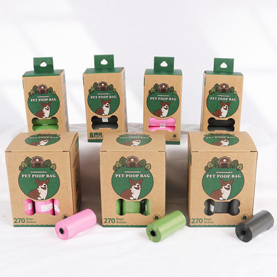 ποιότητας  OEM ODM Biodegradable Dog Poop Bag 8 Rolls Pack With Dispenser εργοστάσιο