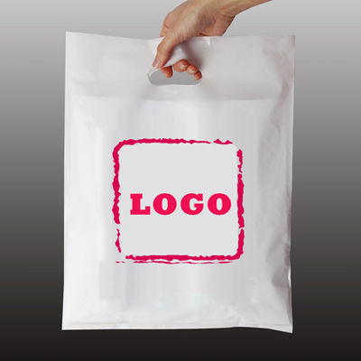 ποιότητας  OEM LDPE HDPE Poly Plastic Bag For Clothes Handle Shopping Bags εργοστάσιο