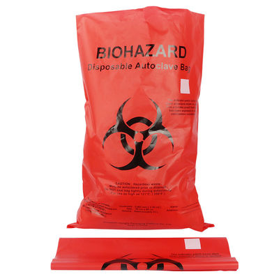 ποιότητας  PP HDPE LDPE Biohazard Plastic Bags For Hospital Medical Waste εργοστάσιο