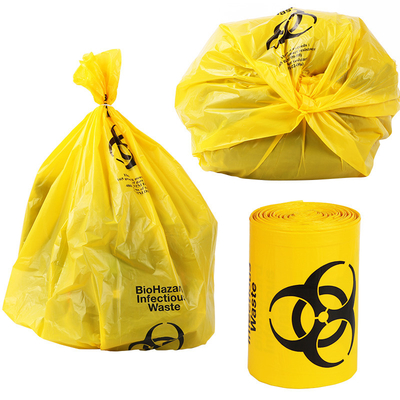 HDPE το υλικό πλαστικό τύπωσε τα κίτρινα σκάφη της γραμμής υγειονομικής περίθαλψης Biohazard