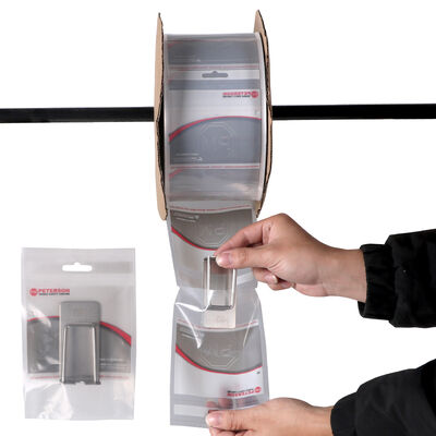 Προσαρμοσμένες προκαταρκτικά ανοιχτές σακούλες LDPE σε ρόλο για αυτόματες συσκευαστές