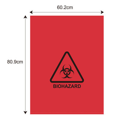 Κόκκινο πάχος νοσοκομείο Biohazard 39 μικρού δειγμάτων τσαντών μεταφορών